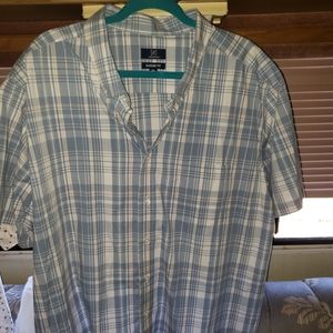 Mens Short Sleeve Dress Shirt
